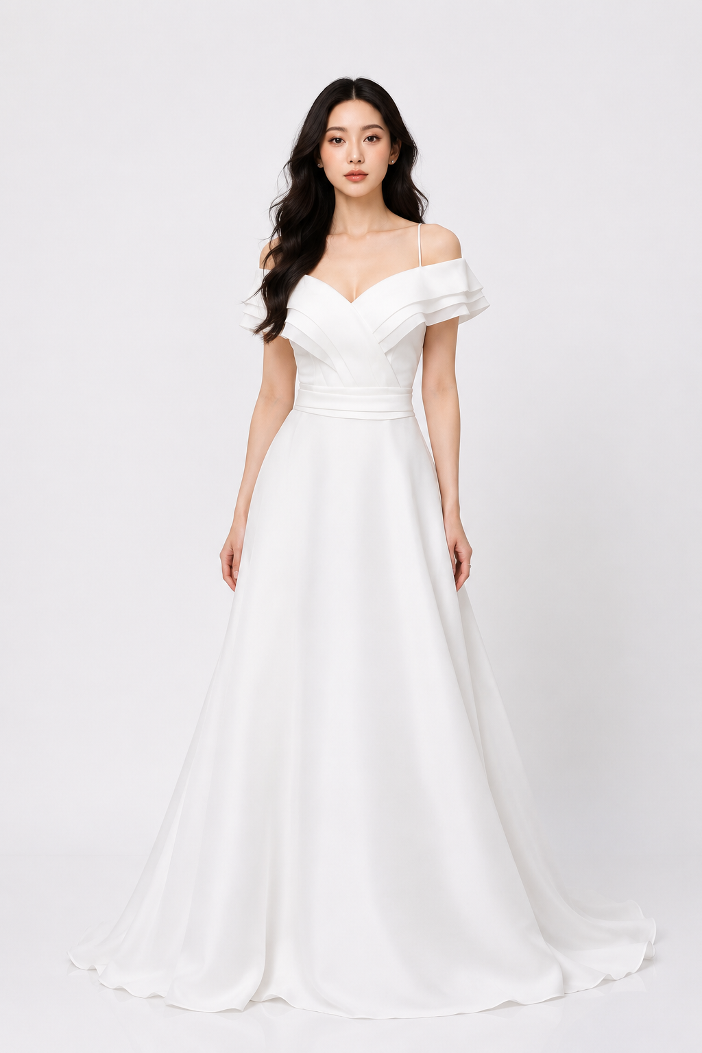 Rosalia Dress White (L-XXXXL)