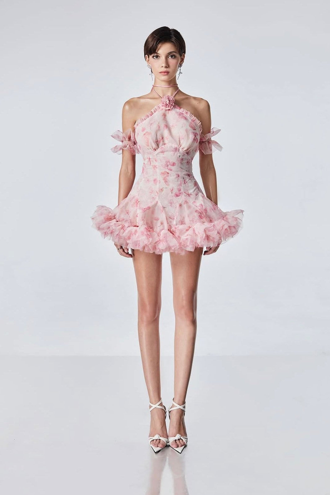 V Lilian Mini Dress Pink