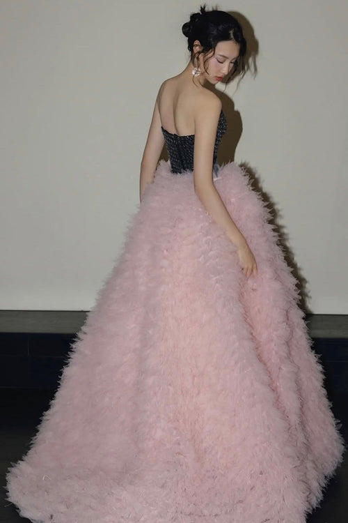 Velora Midnight & Blush Gown