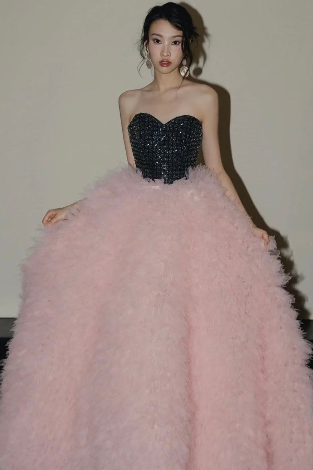 Velora Midnight & Blush Gown