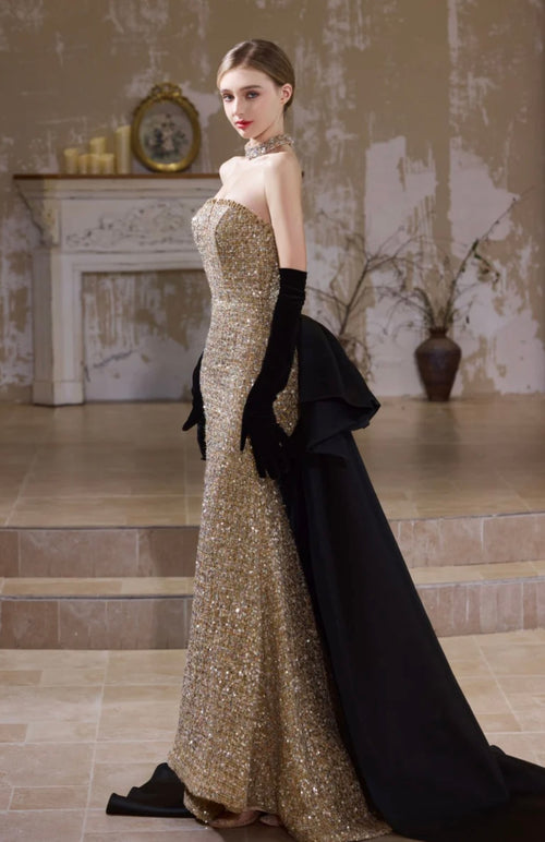 Dior Serafina Gown Champagne