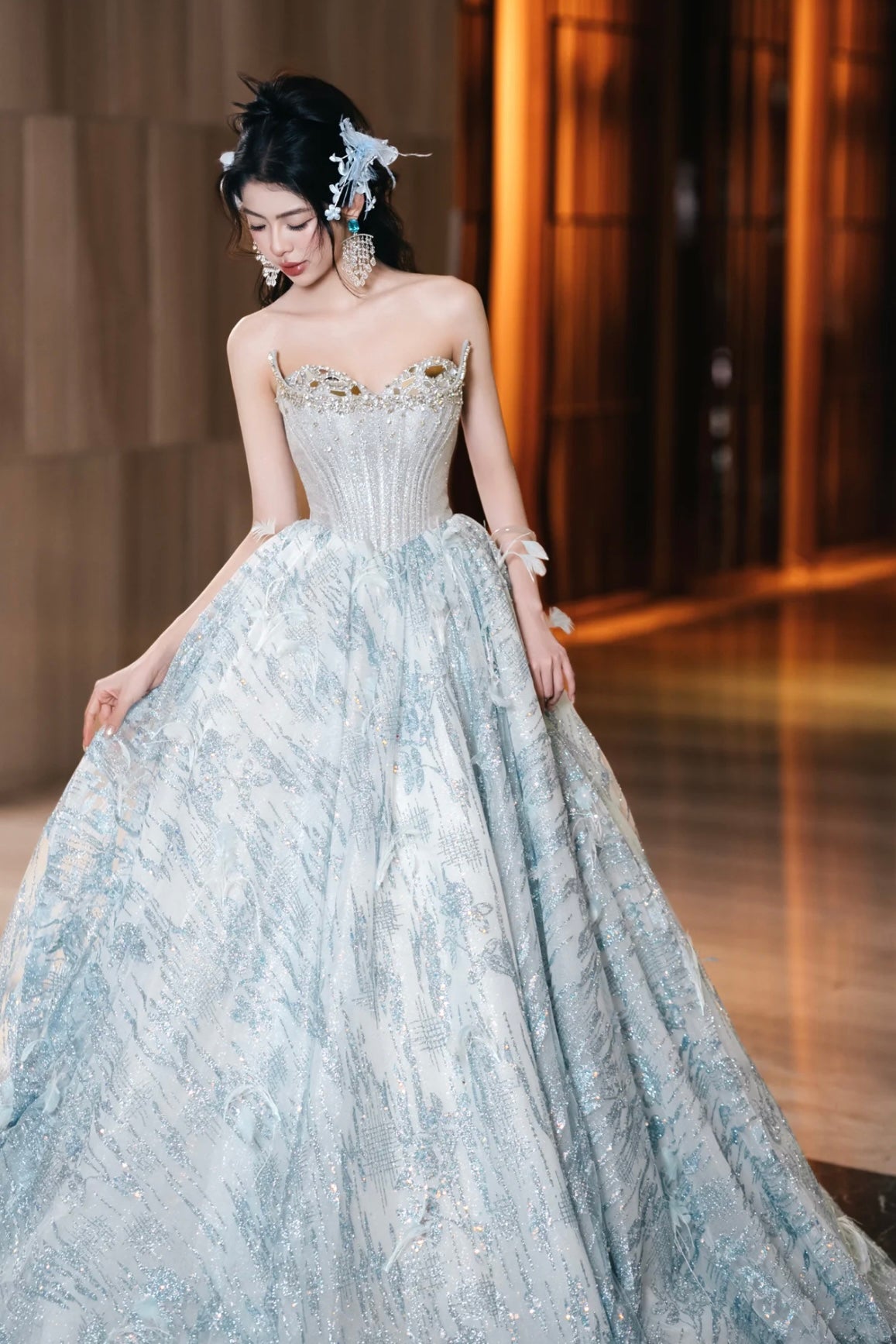 Ocean Lumiere Gown Blue