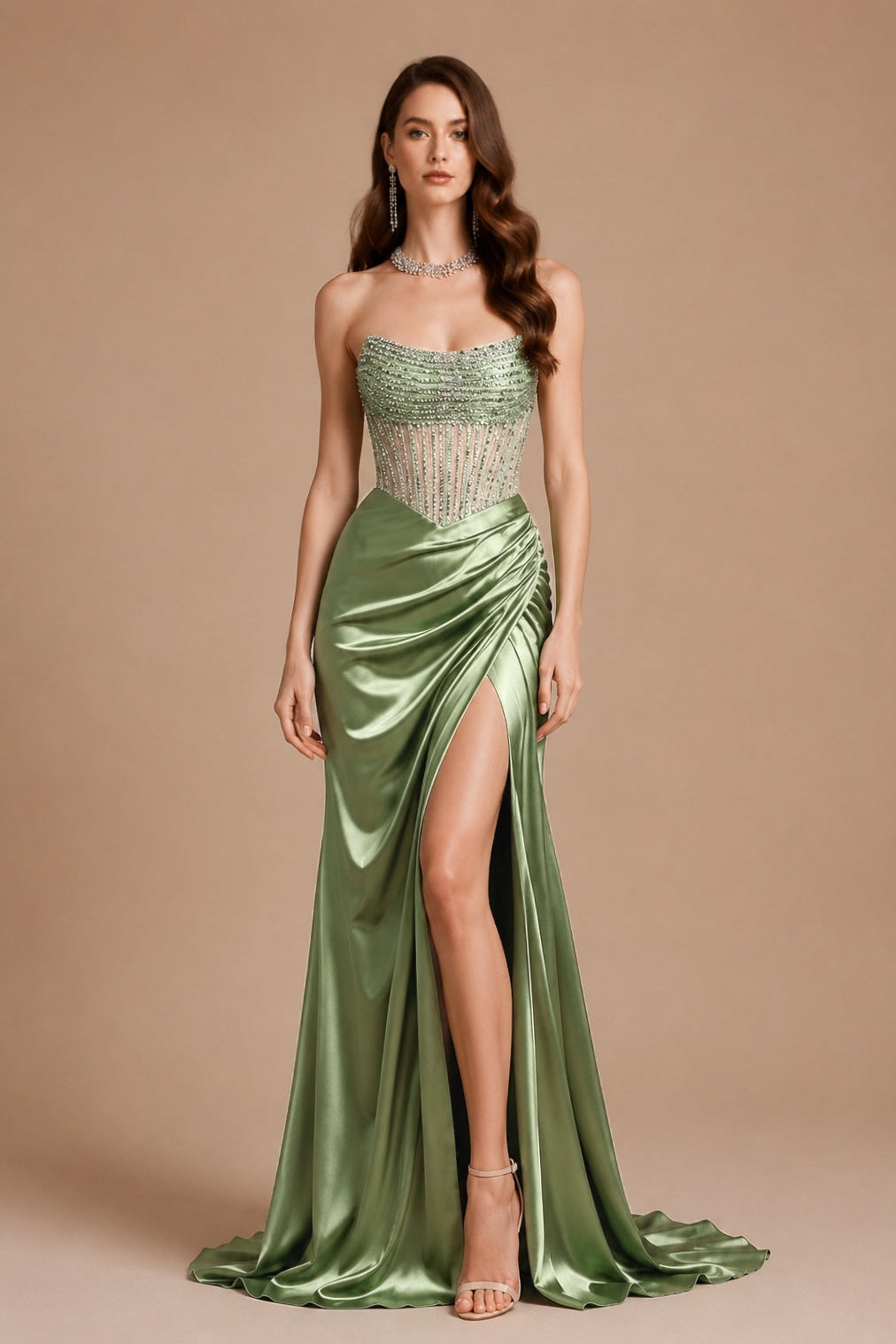 LA Anja Dress Sage Green (US0-8)