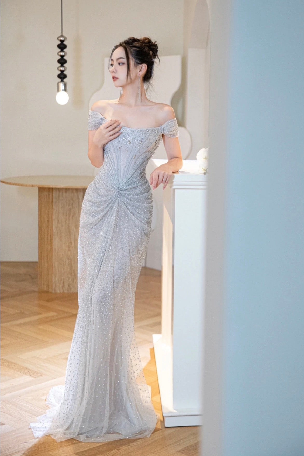 Crystylia Diamond Corset Silver