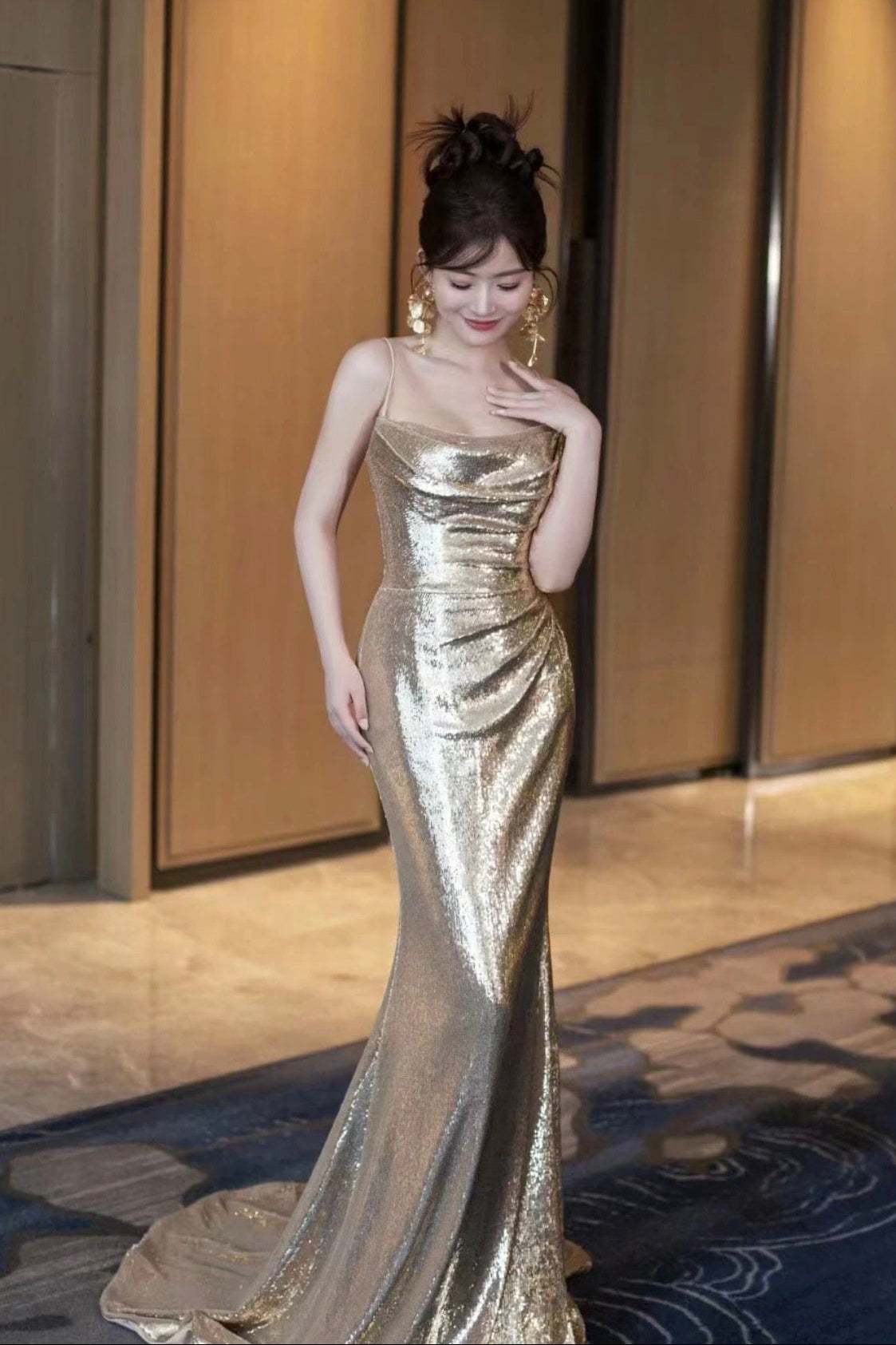 Vanelle Gold Gown